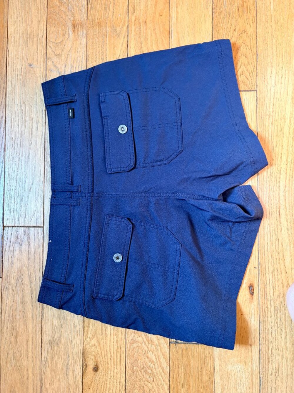 prAna Halle Shorts Women's Size 12 Navy Blue Outdoor Hiking - Picture 2 of 8